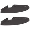 vidaXL Kelluva hylly hyllyll&auml; 2 pcs Musta 18 x 18 x 2 cm
