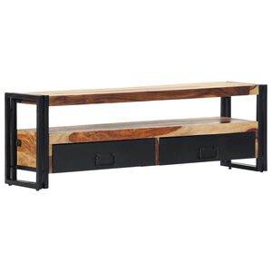 vidaXL TV-taso 120x30x40 cm t&auml;ysi akaasiapuu