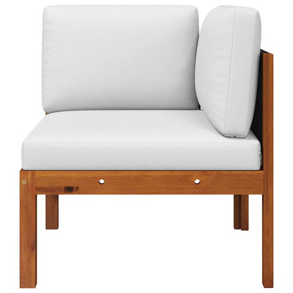 vidaXL 2-osainen puutarhasohvaryhm&auml; tyynyill&auml;, akaasiapuu ja k&ouml;ysi