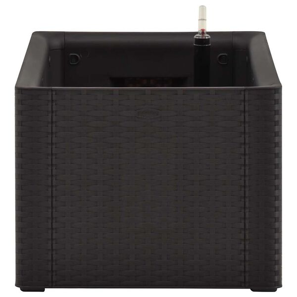 vidaXL Kukkalaatikko itsekasteluj&auml;rjestelm&auml;ll&auml; antrasiitti 100x43x33cm