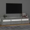 vidaXL TV-taso LED-valoilla betoninharmaa 195x35x40 cm
