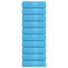 vidaXL Pesupyyhkeet SAMMAKO 10 kpl turkoosi 30x30 cm 360 gsm