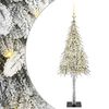 vidaXL Joulukuusi 150 LED-valoilla Valkoinen 120 cm PE ja Ter&auml;s