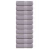 vidaXL Pesupyyhkeet FROGN 10 kpl Harmaa 30x30 cm 360 gsm
