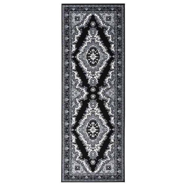 vidaXL K&auml;yt&auml;v&auml;matto BCF musta 100x300 cm