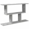 vidaXL Sein&auml;hylly Betoninharmaa 80 x 15 x 50,5 cm Tekninen puu