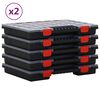 vidaXL Lajittelulaatikot 10 kpl 40x30x5 cm polypropeeni