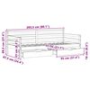 vidaXL Vuodesohva laatikoilla 80x200 cm täysi mänty