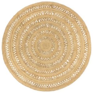 vidaXL K&auml;sintehty matto punottu juutti 180 cm