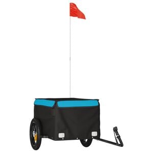 vidaXL Polkupy&ouml;r&auml;n per&auml;k&auml;rry musta ja sininen 30 kg rauta