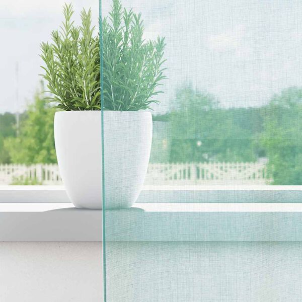 vidaXL Voileeverhot läpiviennillä 2 kpl turkoosia