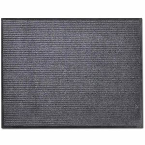 vidaXL Ovimatto harmaa 90 x 60 cm PVC