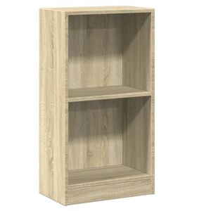 vidaXL Kirjahylly Sonoma-tammi 40x24x75 cm lastulevy