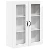 vidaXL Tiskipaneeli Kalmar Korkean kiillon valkoinen 80 x 31 x 100 cm