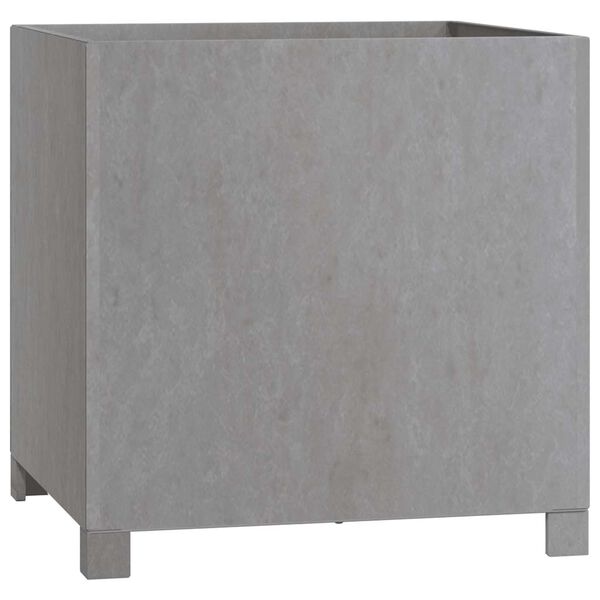 vidaXL Kukkalaatikko jaloilla ruoste 50x50x50 cm s&auml;&auml;nkest&auml;v&auml; ter&auml;s