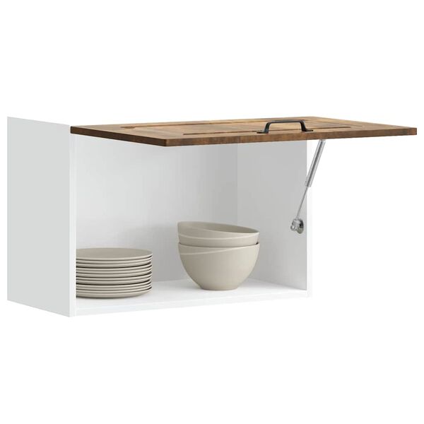 vidaXL Keitti&ouml;n sein&auml;kaappi Kalmar savustettu tammi teknillinen Puu