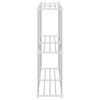 vidaXL Putkihylly s&auml;ilytystilassa Valkoinen 86 x 27 x 90 cm Alumiini