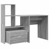 vidaXL P&ouml;yt&auml; Harmaa Sonoma Tekninen puu 131,5 x 50 x 106,5 cm