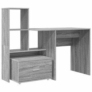 vidaXL P&ouml;yt&auml; Harmaa Sonoma Tekninen puu 131,5 x 50 x 106,5 cm