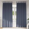 vidaXL Piment&auml;v&auml; verho renkailla 2 pcs Antrasiitti 260 x 140 cm