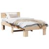 vidaXL S&auml;ngyn runko Luonnollinen 2FT6 Small Single Massiivinen m&auml;nty