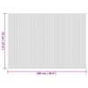vidaXL matto suorakaide luonnollinen 70x100 cm bambu