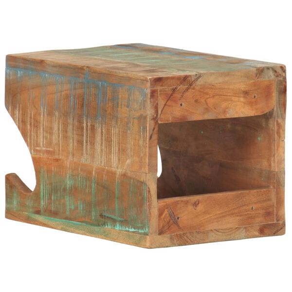 vidaXL Sein&auml;&auml;n kiinnitett&auml;v&auml; polkupy&ouml;r&auml;teline 35x25x25 cm kierr&auml;tyspuu