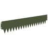 vidaXL Nurmireunus 20 kpl 103 x 20 cm metalli Oliivinvihre&auml;