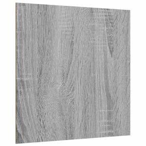 vidaXL Dekoripaneelit 12 kpl Harmaa Sonoma 30 x 30 x 0.27 cm