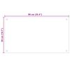 vidaXL Keitti&ouml;n suojapaneeli 2 pcs Musta 90 x 50 cm karkaistu lasi