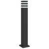 vidaXL Pylv&auml;svalaisin musta 80 cm alumiini