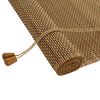 vidaXL Rullaverho Ruskea 130 x 220 cm Bambu