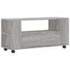 vidaXL TV-taso harmaa Sonoma 102x34,5x43 cm tekninen puu