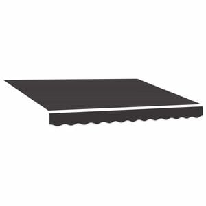 vidaXL Vaihtokangas markiisiin harmaa 300x250 cm polyesteri