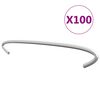 vidaXL Kivikorien koukut 100 kpl galvanoitu ter&auml;s 20 cm