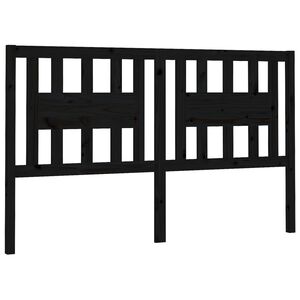 vidaXL S&auml;ngynp&auml;&auml;ty musta 126x4x100 cm t&auml;ysi m&auml;nty
