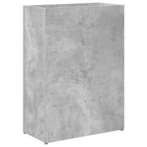 vidaXL Aurinkovarjojalusta Betoni Harmaa 40 x 20 x 55,5 cm