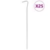 vidaXL Telttatapit 25 kpl 23 cm &Oslash;3 mm galvanoitu ter&auml;s