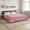 vidaXL Talvityyny Pinkki 220 x 240 cm Mikrokuitu ja teddy fleece
