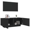 vidaXL TV-taso musta 100x35x40 cm tekninen puu