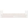 vidaXL Lasten s&auml;ngynrunko valkoinen 90x200 cm t&auml;ysi m&auml;nty