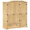 vidaXL Vaatekaappi Corona 151,5x52x170 cm t&auml;ysi m&auml;nty