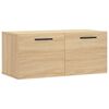 vidaXL Sein&auml;kaappi Sonoma-tammi 80x36,5x35 cm tekninen puu