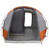vidaXL Autoteltta 2 henkilölle harmaa ja oranssi vedenkestävä