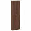 vidaXL Vaatekaappi Ruskea tammi 55 x 25 x 189 cm Tekninen puu