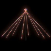 vidaXL Joulukuusen valot sisä-/ulkokäyttöön 576 x LED värikäs 3,6 m