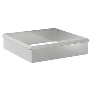 vidaXL Etana-aidat 8 kpl 100 x 3,5 x 25 cm Galvanoitu ter&auml;s Hopea