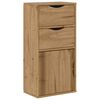 vidaXL sivukaappi laatikoilla ODDA 40x24x79 cm massiivipuu m&auml;nty