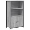 vidaXL Kaappi harmaa Sonoma 62x32x103,5 cm tekninen puu
