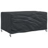 vidaXL Huonekalusuojus Yksiv&auml;rinen Musta 172 x 113 x 73 cm 600D